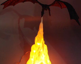 Lámpara de dragón de Juego de Tronos