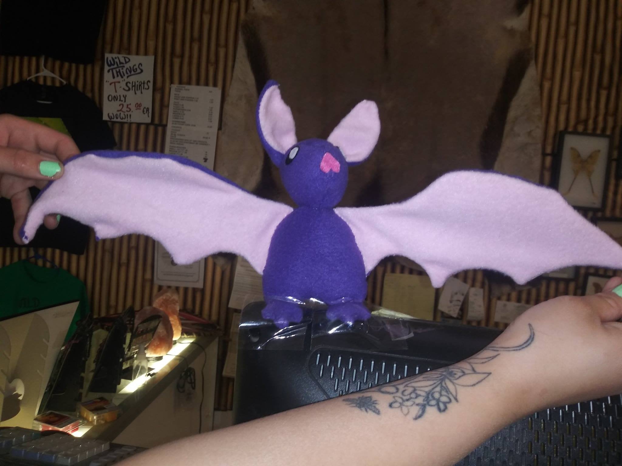 Cute Plush Bat - Etsy