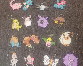151 llaveros originales de Pokémon
