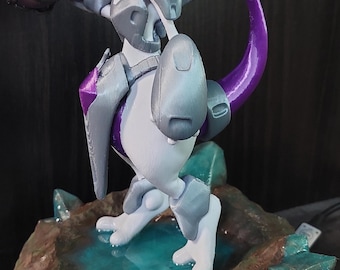 Armored mewtwo diorama