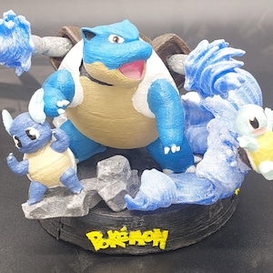 Charizard, blastoise, venusaur dioramas