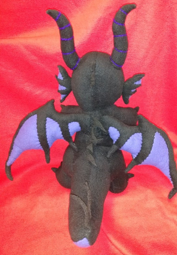 マレフィセントドラゴンのぬいぐるみ - Etsy 日本