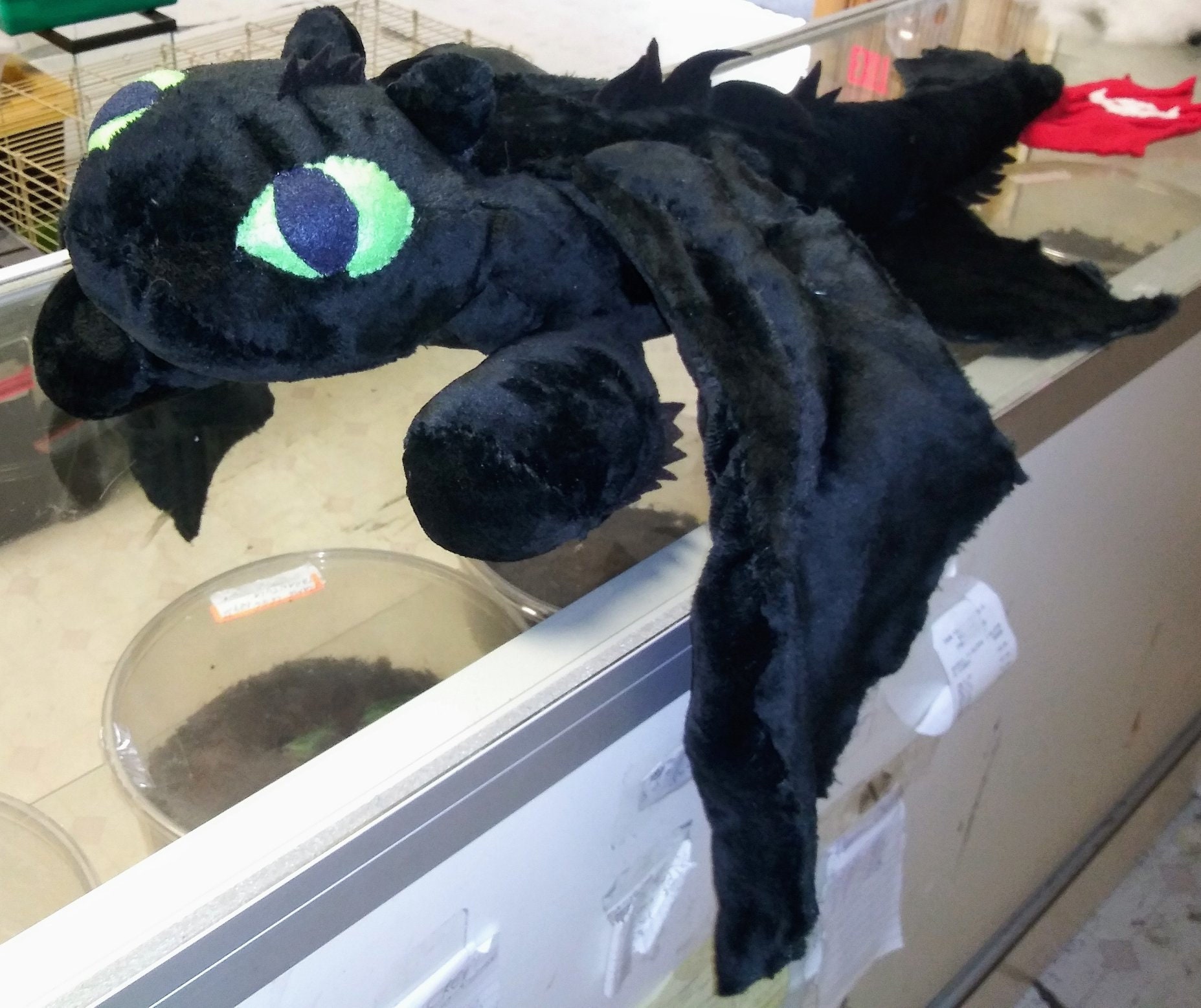 large 3 foot long toothless like plush | Etsy