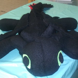 Toothless plush handmade