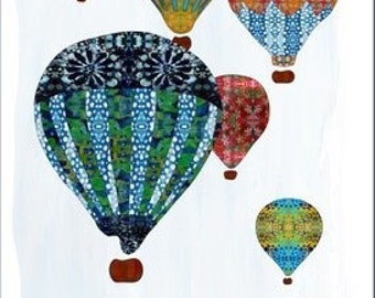 Desert Bird - Balloons in the Desert Panel - Hip Stitch Exclusive