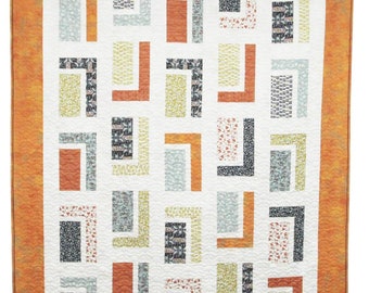 Urban Cabin Quilt Kit Featuring "Heritage" by Jen Fox