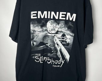 Vintage Eminem 00s Y2K Slim Shady Rapper Rap Hip Hop T-shirt