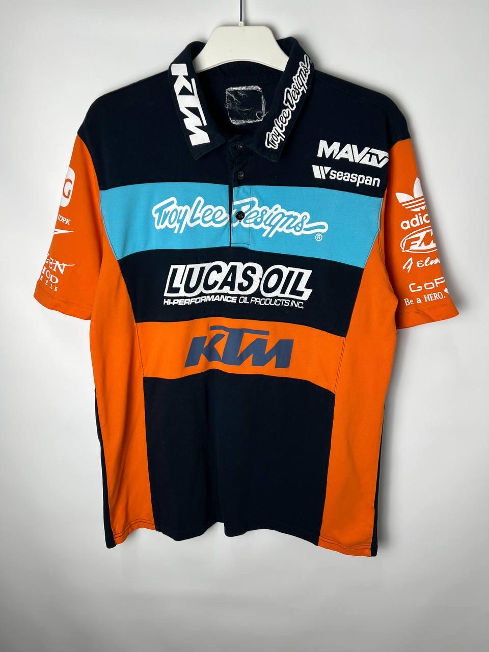 Vintage racing y2k KTM Troy Lee Designs Factory Team T-shirt