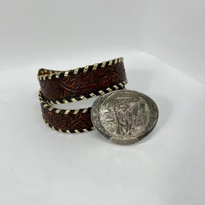 Vintage streetwear El Campero Leather western Cowboy Belt