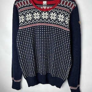 Vintage streetwear y2k designer Dale Of Norway Sweater