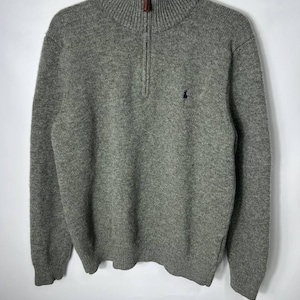 Vintage Polo Ralph Lauren Wool 1/4 Zip Pullover Sweater
