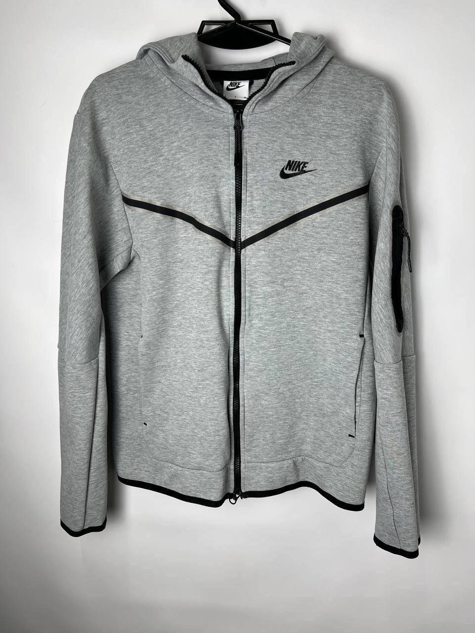 Y2k Sk8 Drill Hype Nike Tech Fleece Gray Zip Hoodie - Etsy