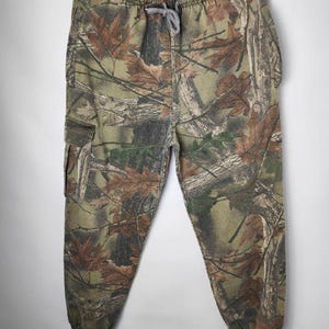 Vintage Realtree Camouflage Cuffed Sweatpants Joggers Sz M