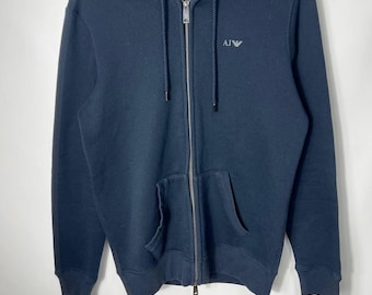 トップス 90s archive ARMANI JEANS Half-zip knit 2000's Armani Jeans Quarter Zip Knit Sweater - FTA® Vintage