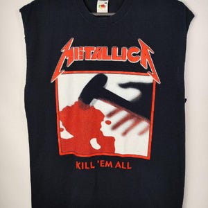 Vintage streetwear Y2K rock band metal Metallica T-shirt