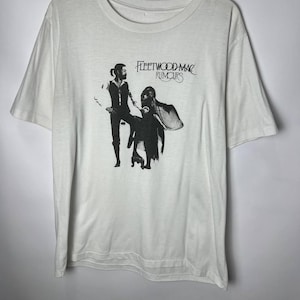 1990&#39;s Rare Vintage Fleetwood Mac T Shirt Band Tour Rock