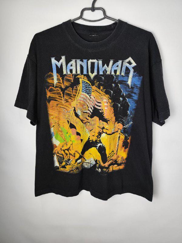 MANOWAR ジップパーカー　マノウォー 楽天市場】MANOWAR マノウォー ヘビメタ バンドスウェット