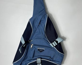 Vintage streetwear y2k sk8 Quiksilver Tri Harness Sling Bag