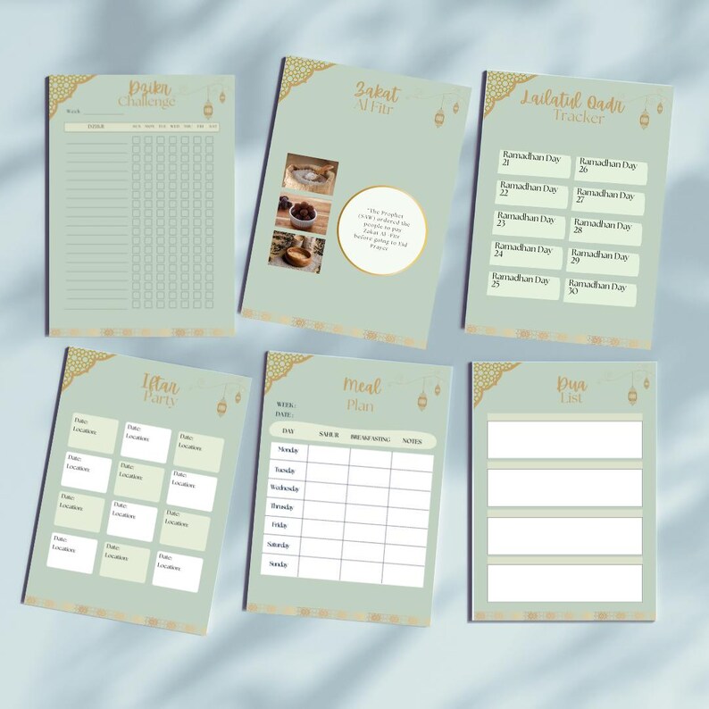 ramadan planner 2025 etsy
