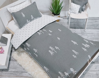 Reversible Bedding for 12in Dolls