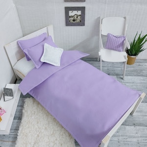 Solid Color Bedding for 12in Dolls