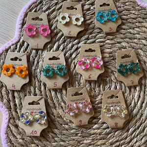 flower tassels for interchangeable earrings