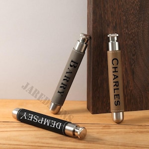 Custom Name Engraved Best Man Gift, Engraved Flask, Hip Flask, Personalized Flask for Men, Leather Flask,Flasks for Dad,Groomsman Gift Flask