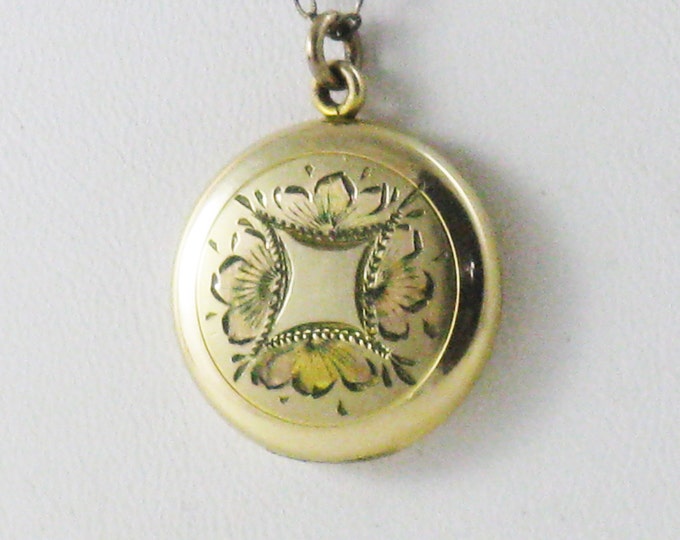 Antique Vintage Lamode Gold Filled Locket Necklace N-2-1 - Etsy