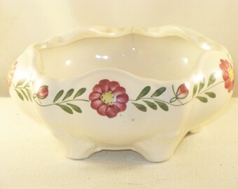 Vintage Cherokee China Co Jonesboro Tenn. Footed Bowl