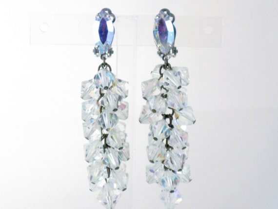 Orecchini Pendenti Orecchini A Goccia Pendenti Lunghi Con Zirconi - Foto 8