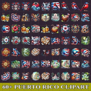 60+ Puerto Rico Bundle Clipart Png, Taino Png, Puerto Rico Png, Garita Png, Puerto Rico Flag Png, Coqui Png, Clipart, Silhouette, Cricut
