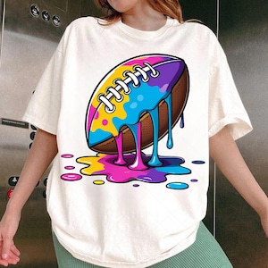 Football Drip PNG, Ice Cream Drip, Respect The Drip, Football Mama, Football Mom Shirt png, Game Day Football png