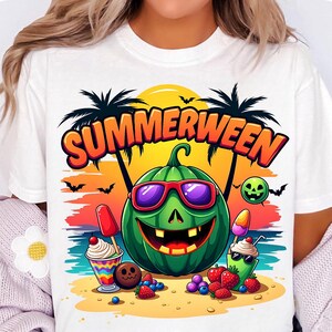 Wicked Summer PNG, Funny Hocus Witches on Beach Halloween in Summer Sublimation, Summer Halloween Sublimation png, Halloween png