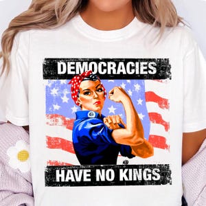 Democracies Have No Kings PNG, Political Protest Democratic Value Png, No Kings In America Png, Anti-MAGA Png, Protest Png, Anti-Trump Png