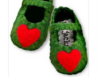 Handgemachte Mary Janes Schuhe | Wollfilz