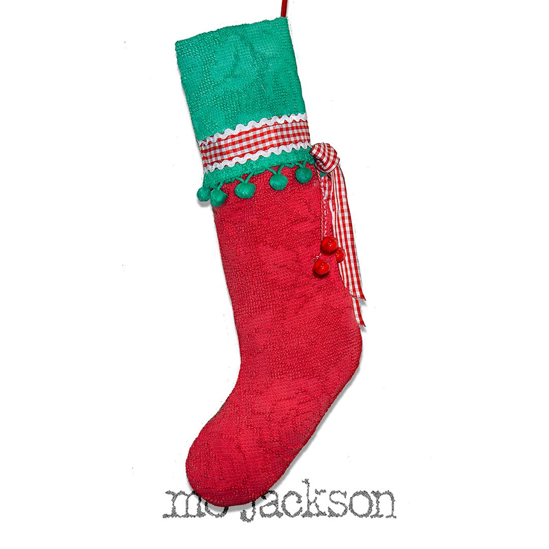 Christmas Stocking Made From Vintage / Antique Chenille Etsy