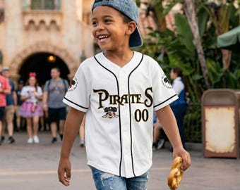 Personalisieren Sie Disney Pirates Micky Maus Baseball Jersey, Benutzerdefinierte Disney Pirates, Piratenleben, Disney Cruise Shirt, Mickey und Freunde