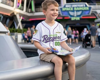 Personalisierte Disney Toy Story Buzz Lightjahre Space Rangers Baseball Trikot, Benutzerdefinierte Toy Story, 2026 Disney World Familienurlaubsreise