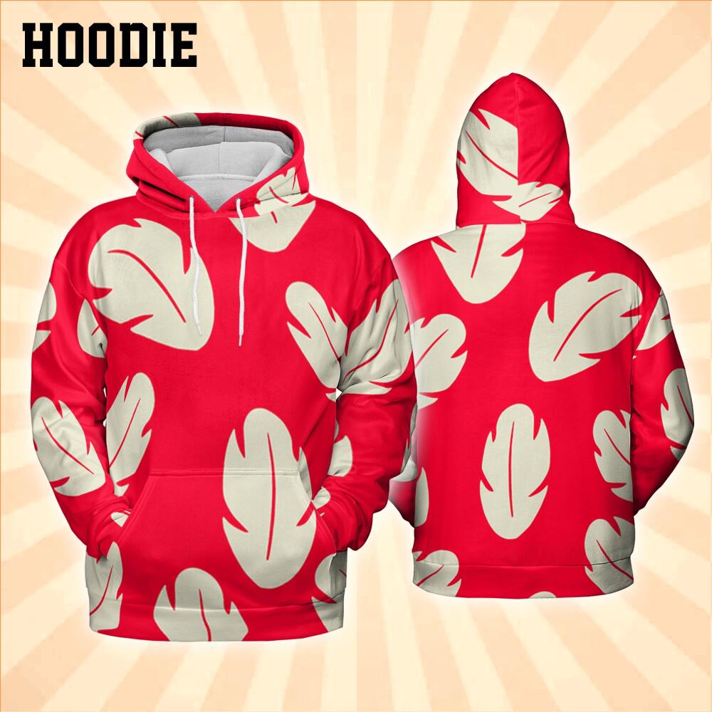 Discover Cosplay Hawaii Ohana Girl Hoodie Fan Costume for Halloween, Conventions | Nerdy Outfit for Gamers & Character Lovers