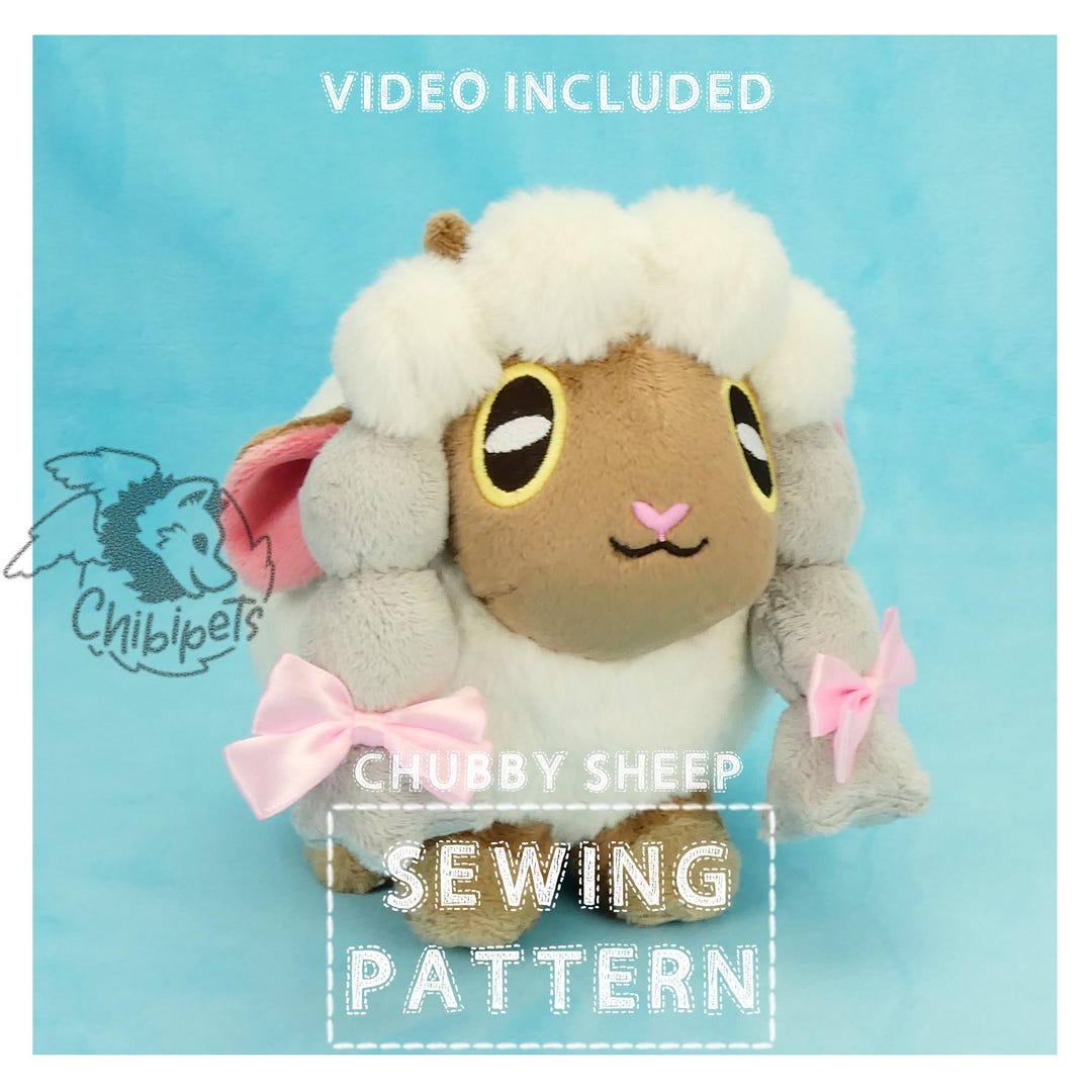 Chubby Sheep - Sewing Pattern and Tutorial - Etsy