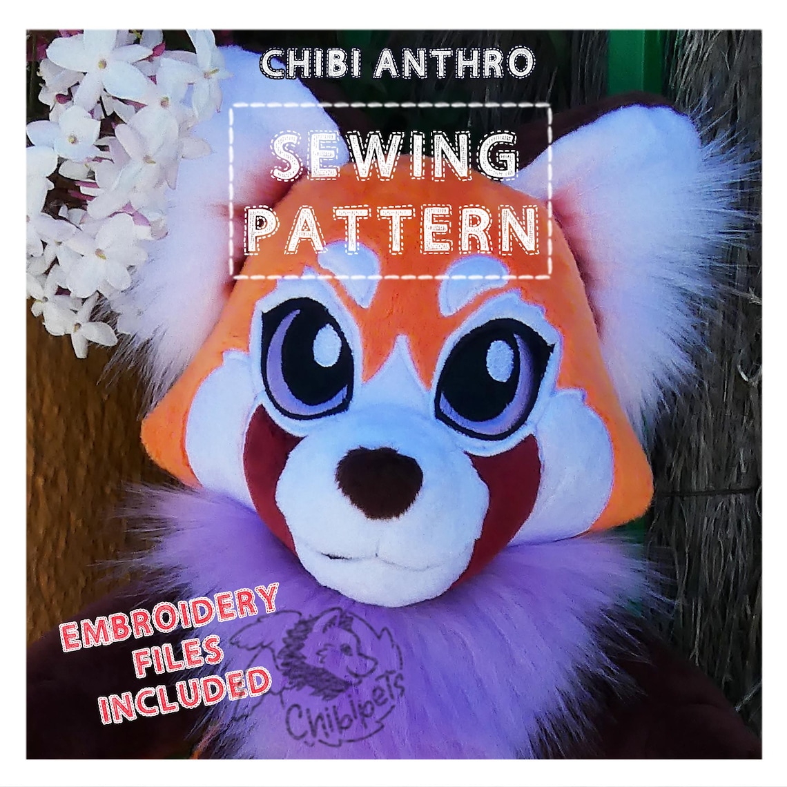 Chibi Plus Pattern Chibi Anthro Plush - Sewing Pattern, Tutorial and Embroidery Files! - Etsy