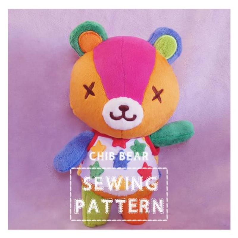 Chibi Pattern Design Chibi Plush Pattern - Etsy
