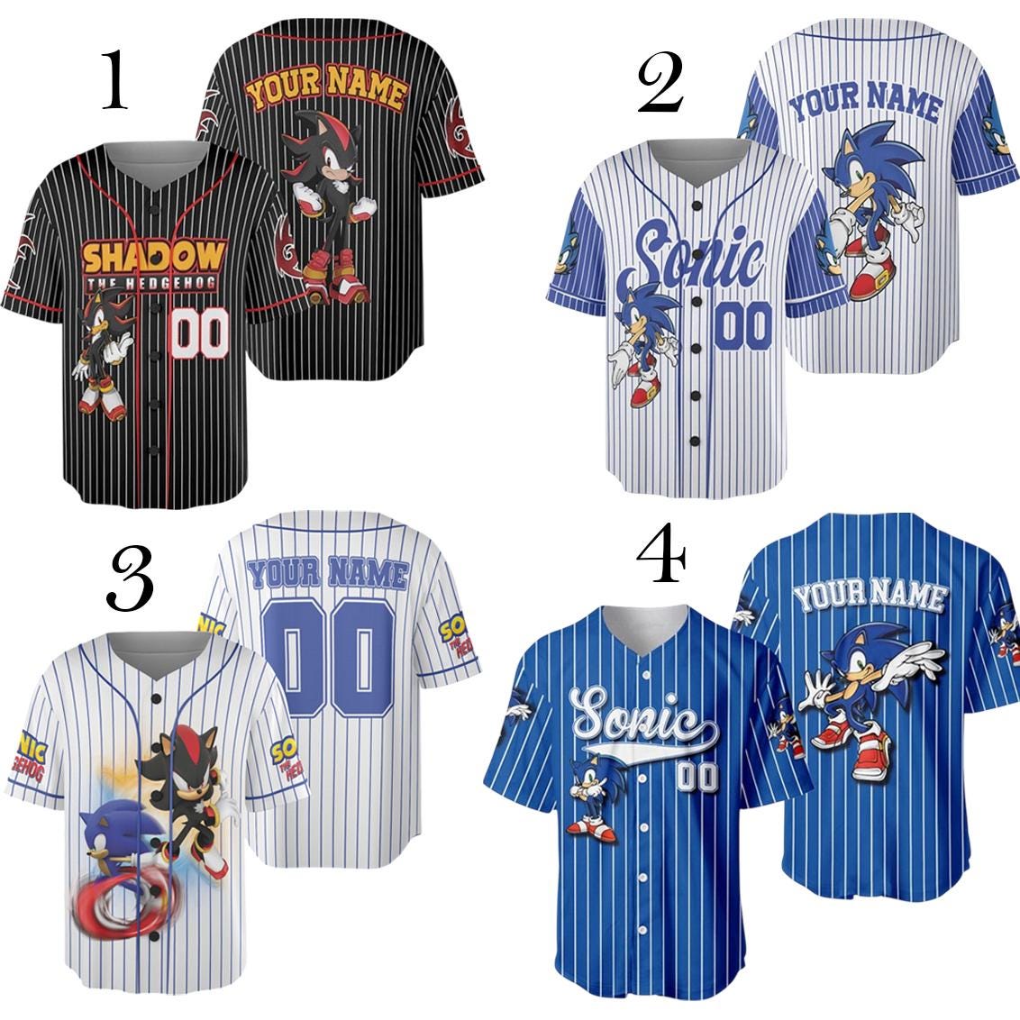 Discover Custom Sonic Jersey Baseball