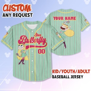 Disney Star Vs The Forces Of Evil Jersey, Star Vs The Forces Of Evil Characters Jersey, Disney Inspired Clothing, Disney Matching Jersey