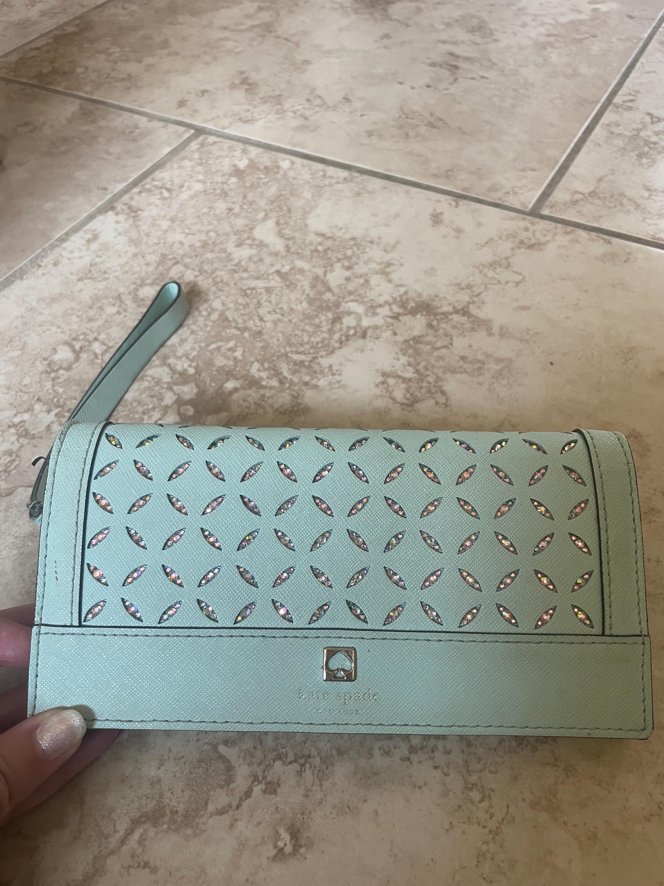 Cosmetic Bag Mint Green Kate Spade Purse Kate Spade Bags Kate