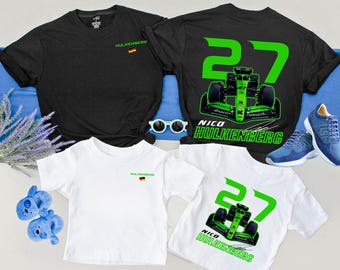 Hülkenberg F1 Racing Tee: Haas #27 - Adult & Kids Sizes