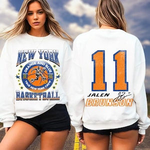 Jalen Brunson #11 Knicks Fan T-Shirt – Basketball Tee - New York Knicks Shirt – Jalen Brunson #11 NBA Tee - Jalen Brunson Basketball Tee