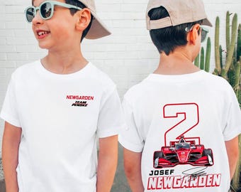 Josef Newgarden IndyCar Racing T-Shirt #2 Fan Tee, Youth & Adult