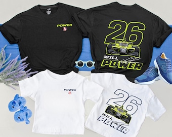 Will Power #26 IndyCar Racing Shirt, Fan Tee, Matching Outfit