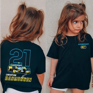 Christian Rasmussen #21 IndyCar Racing Fan-T-Shirt - Jugend- und Erwachsenengrößen
